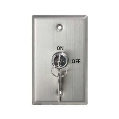Waterproof Electric Key Switch With Laser Printing Metal Backbox Optional ANSI Size