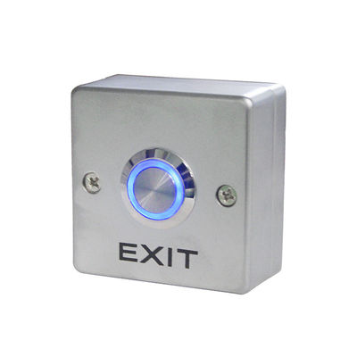 Square Illuminated Push Button Switch , Normally Open Automatic Door Button