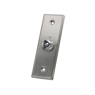 Narrow Size Keyed Electrical Switch , Durable On Off Key Switch Momentary